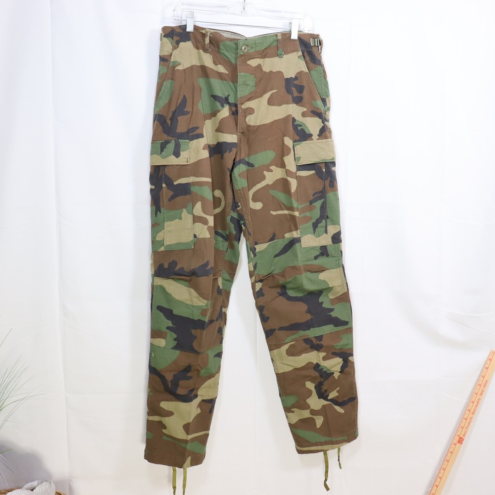 US Military Cargo Pants 29.5 to 32.5 Camo Mens Tactical Combat Trousers